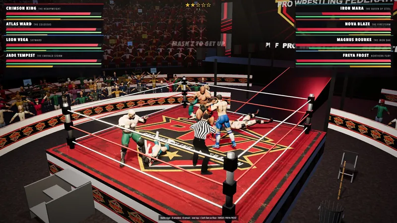3D wrestling finisher